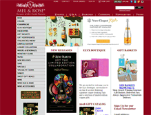 Tablet Screenshot of melandrose.com
